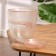 Flower pot with pallet No. 3 Alabaster brown 1 l