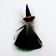 Baba - Yaga with a broom, color mix