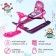Snow -chapel "Fairytale Patrol", SSP2, with a back and a seat belt, purple/pink