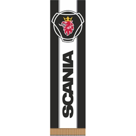 Vympel rectangular, Skyway, Scania, Black Black, 200x55mm, color