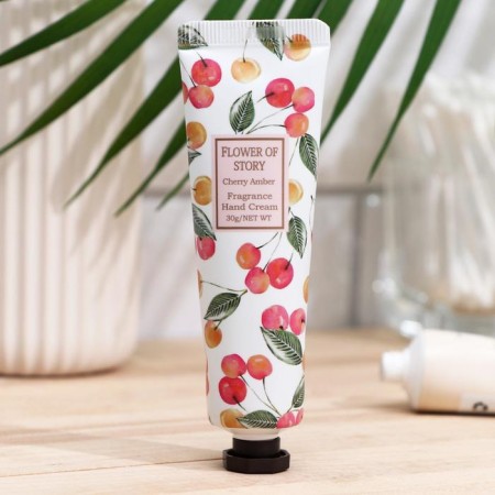 Hand cream "Raspberry, White -flowered, violets" moisturizing, 30 ml