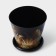 Pot for the flowers of the shade "Goldi", 800 ml, black color