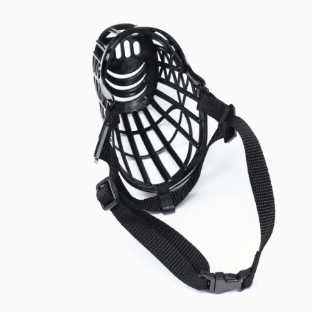 Plastic muzzle No. 4, OM 26 cm, DN 9 cm, Osh 41-56 cm, pet weight 15 kg-3