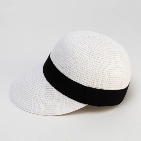 Female wicker cap minaku color white, rr 58-3