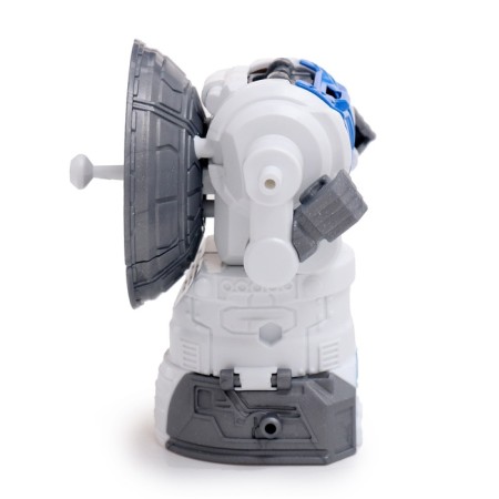 The locator robot is transformed, with metal elements-5