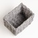 Stellair basket "Kolos", 21x15x15 cm, gray