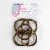 Karabin ring, d = 38/48 mm, thickness - 5 mm, silver color