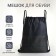 Bag for shoes on the lace, black color