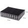 Borob-Organizer "Petit", 16 sections, 35x27x9 cm, black and white
