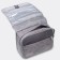 Cosmetic bag on Velcro, with hook, color gray color
