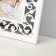 Photo frame plastic in 3 photos 10x15 cm "Small Binding" White 23.5x45.5 cm
