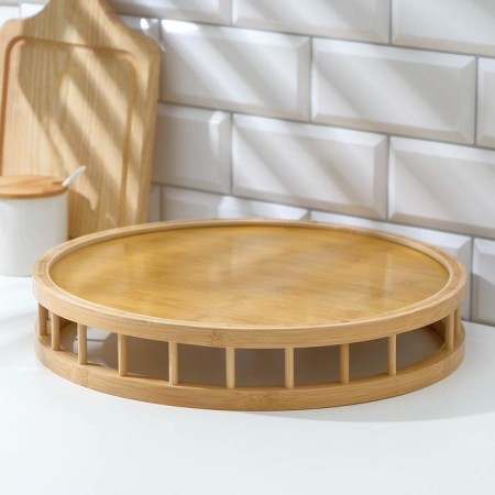 Round shares Jungle, D = 38 cm, bamboo-3