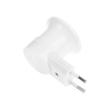 Fork, adapter E27 c switch, 220V, white