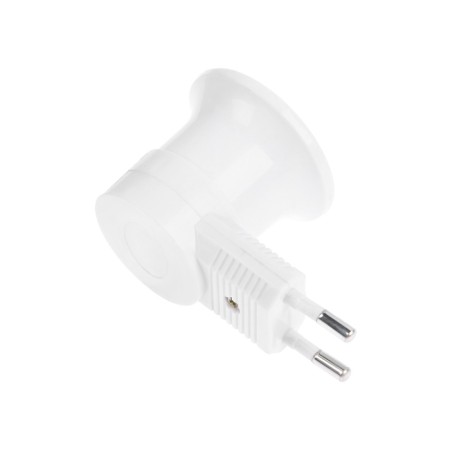 Fork, adapter E27 c switch, 220V, white