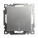1-clavic switch with indicator, 250V, 10A, Stekker series Katrin, silver, GLS10-7101-03 1022442