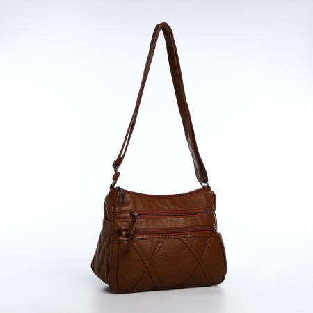 Love bag with lightning, brown color-1