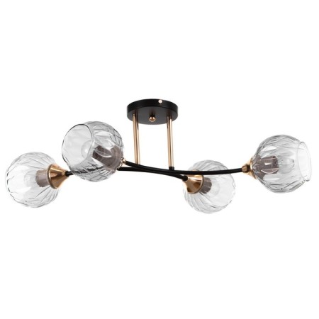 Chandelier gallop "Dawn" 4x60W E27 black