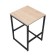 Coffee table "Energy Loft", 52 x 34 x 30 cm, oak Santana