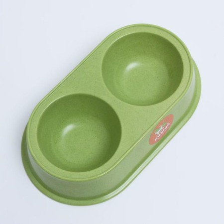 Bamboo double bamboo, 23.5 x 13 x 5 cm, green-4