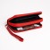 Women's wallet with lightning, red color