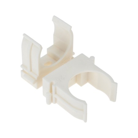 Fastener-clip for the mounting gun Ø 25 mm, white (50 pcs/UP) rexant
