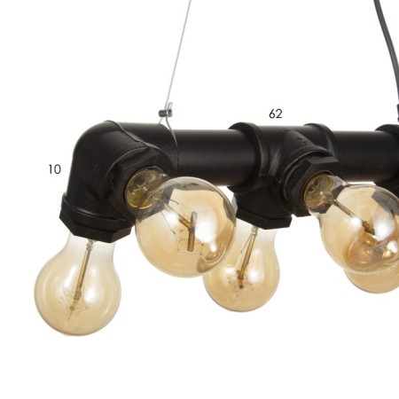 Lamp "TUBO" 10he27 40W black 7x5x7-127cm BayerLux-6