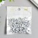 Beads for creativity plastic "Black numbers on white" set of 20 grams 0.7x0.7x0.4 cm