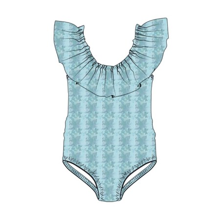 Swimsuit for the girl PlayTode, height 110 cm-8