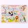 A tracing board with Velcro "Where is the Baby. Tropical animals "