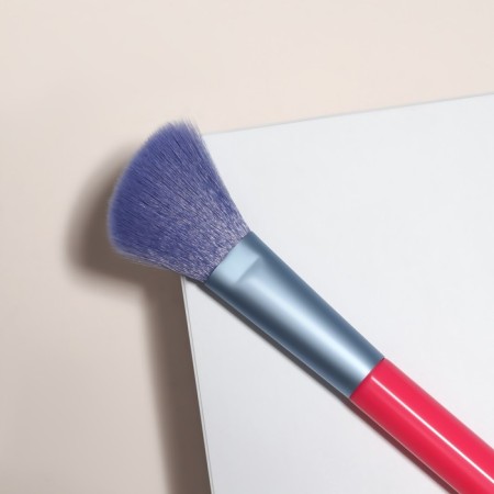 Make-up brush "Pencil", beveled, 15 (+/- 1) cm, pink/purple color-2