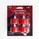 LED candles, nightlights LED RISALUX “For terrible rituals” set of 4 pcs., Red, RGB, 3.5 × 3.5 × 4 cm