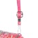 Children's bag on the valve, 6x12x16 cm, adjustable belt, bright pink mix