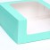 Confectionery packaging with a window, mint, 21 x 21 x 10 cm