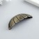 Handle for the casket Metal "petals" bronze 7.6x3.8x1.5 cm