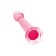 Unrealistic phallimitator Jelly Dildo L Toyfa Basic, TPE, Pink, 20 cm