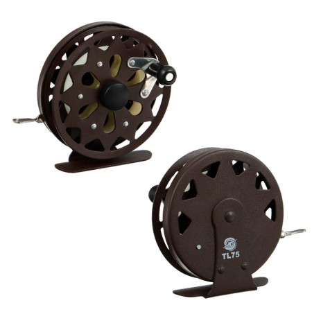 Inertial coil, metal, diameter 7.5 cm, dark brown color, TL75-1