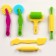 Modeling tools, set 6 pieces, color mix