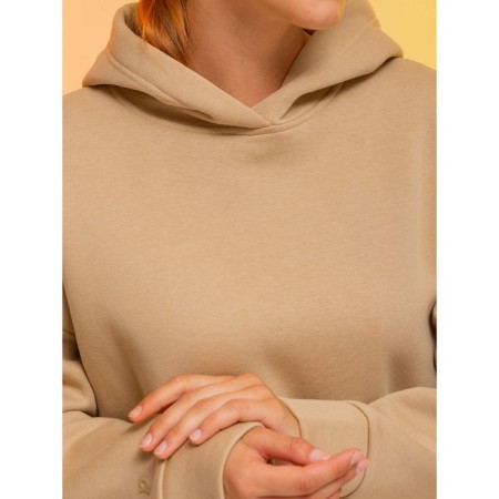 Female hoodies, size 46, sandy color-3