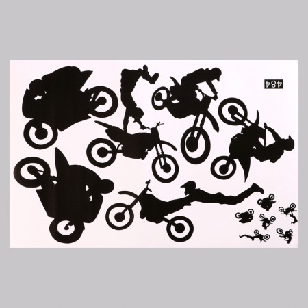 Sticker 3D Interior motorsport 57*38cm