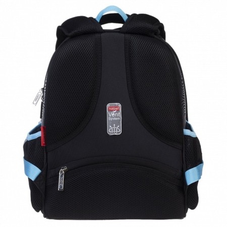 Frame backpack 35 x 27 x 15 cm, Hatber ergonomic mini "Football" Blue NRK_86053-5