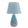 Table lamp "Florence" E14 40W Blue-chromium 22.5x22.5x35 cm Risalux