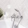 Shower mixer RMS SL50-003, one-leaf, with a shower set, chrome