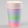 Paper glasses "gradient", 6 pcs.