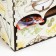 The tea house is double with a box "grass" 20x8.7x15.2 cm