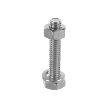 Bolt bolt master, with a hexagonal head, galvanized, Din933, M6x30 mm, 10 pcs-3