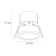 Pointed-built lamp Arte Lamp Scroll A3311PL-1WH, LED, 7 W, 6.3x6.3x7.5 cm, white, black
