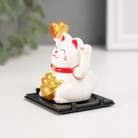 Plastic Plastic "White Mani-Neko with Micks of Yamba" 5x5x6 cm-5