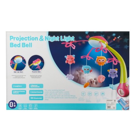 MOLLIL MUSICAL "Bright Birds", with a nightlight + remote control, color mix-9