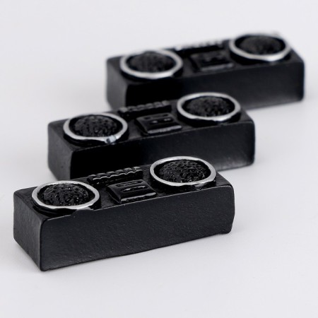 Miniature Puppet "Tape recorder", set of 3 pcs., Size 1 pc. - 3 × 1.2 × 0.7 cm-4