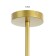 Murano chandelier 8he27 60W Blue gold 90x90x35cm Bayerlux